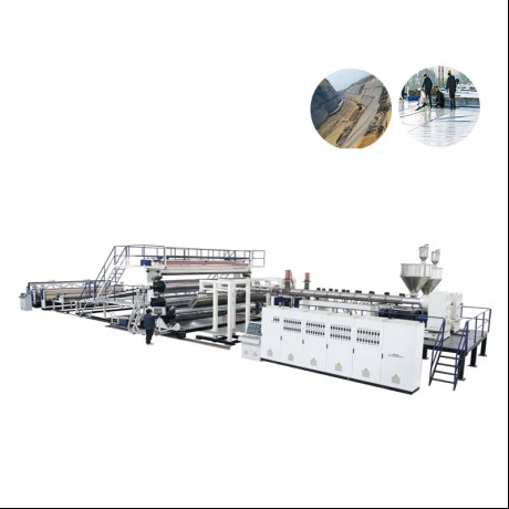 د TPO PVC EVA PE پنروک شیټ اخراج لاین