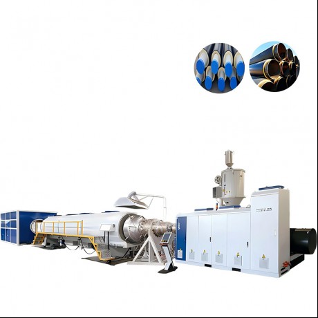 د PE حرارت موصلیت پایپ Extrusion لاین
