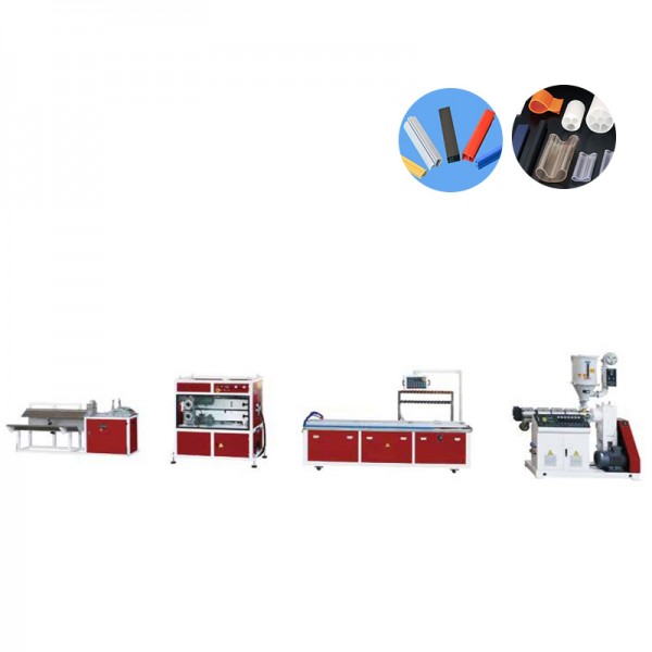 JWELL PVC PP PE PC ABS کوچني پروفایل Extrusion لاین