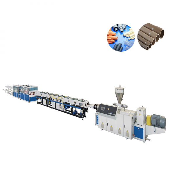 UPVC/CPVC دوه اړخیزه استخراج، څلور سټرینډ اخراج لاین